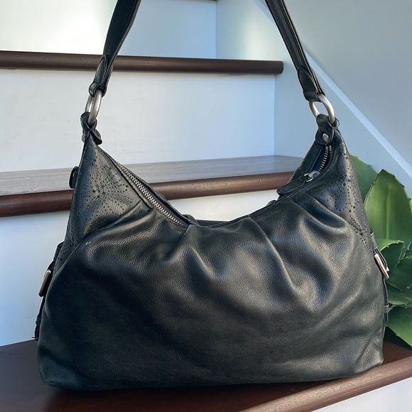 Genuine leather shoulder bag handbag purse like new - Picture 4 of 11